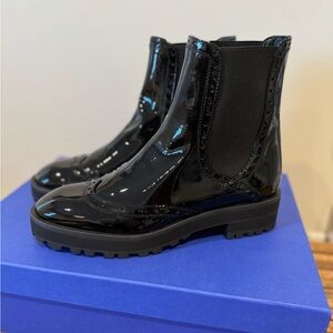 NEW IN BOX Stuart Weitzman Chelsea Boot Patent Leather -8.5